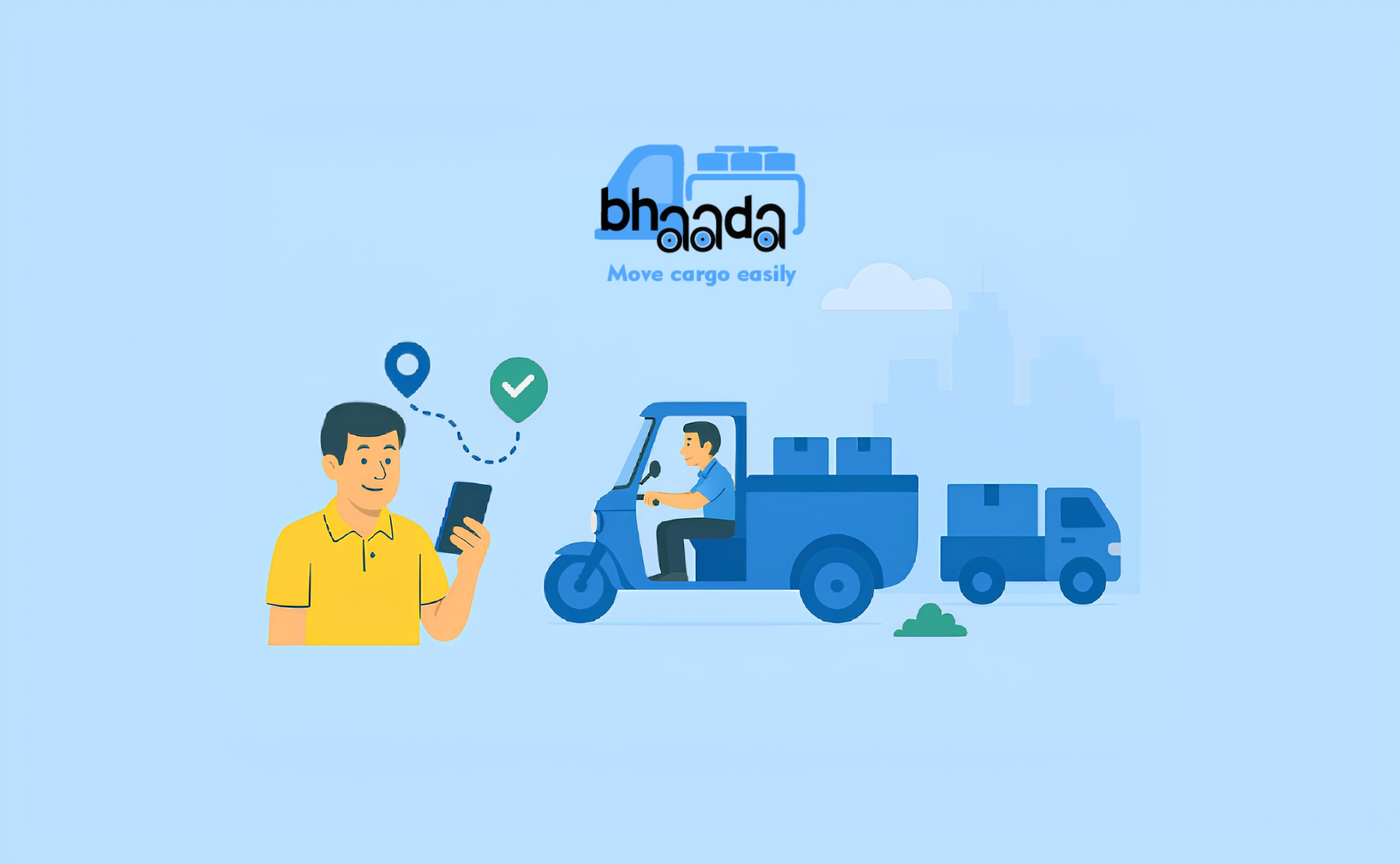 Bhaada hero delivery banner